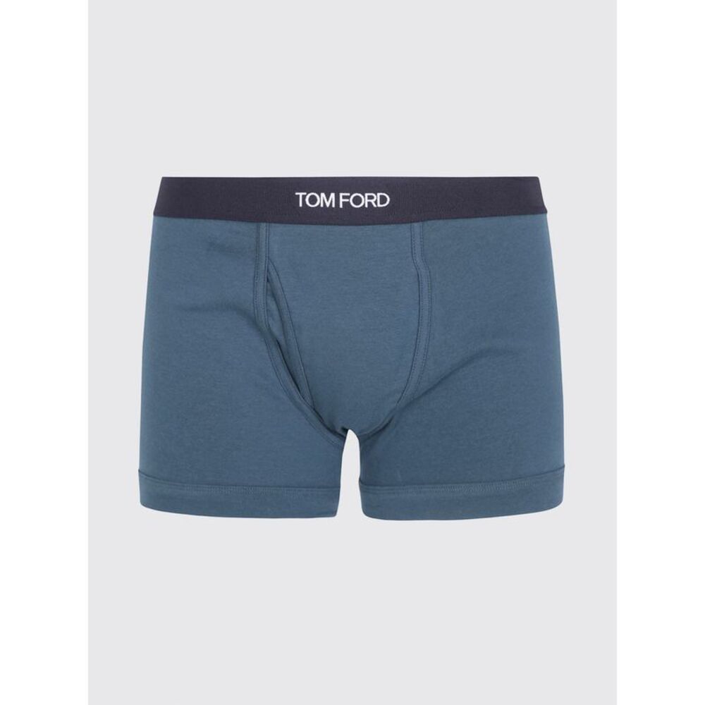 Tom Ford Men Tom Ford Stretch-Cotton Boxer Briefs With Logo Waistband